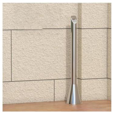 Imagem de Cinzeiro de aço inoxidável cinzeiro vertical de exterior cinzeiro de exterior vertical (110 x 25 cm)