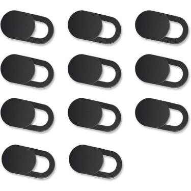Imagem de Pacote com 11 capas para webcam, ultrafina, protetor de câmera para laptop, iPad, celular de 3 polegadas de espessura, protege sua privacidade e segurança