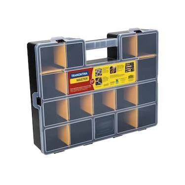 Imagem de Maleta Plástica Organizadora 17" Tramontina com Divisórias Móveis