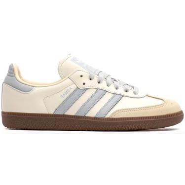 Imagem de adidas Tênis feminino clássico Samba OG, branco creme, prata, 34