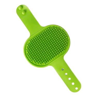 Imagem de Pente de massagem para gatos - Escova portátil de silicone autolimpante para animais de estimação para móveis, limpeza interna, cadeira de casa, remoção de pernas, queda de pelos e sofá