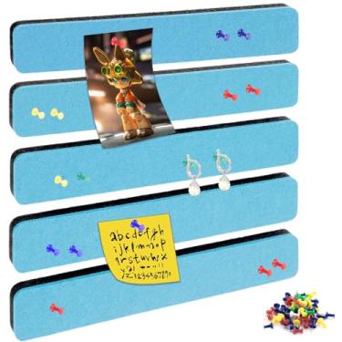 Imagem de Quadro de avisos, quadro de cortiça, quadro de cortiça para paredes, quadro de cortiça para escritório, quadro de avisos para paredes (azul celeste)