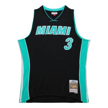 Imagem de Regata Mitchell & Ness Jersey Cool Blue Swingman Miami Heat 2012-13 Dwyane Wade Masculino-Masculino