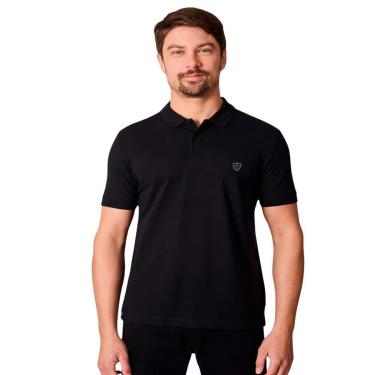 Imagem de Camisa Oficina Reserva Polo Galo Preto-Masculino