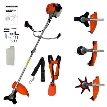 Imagem de Roçadeira a Gasolina 52cc 2,5HP Tubo Bipartido Profissional com Lâmina