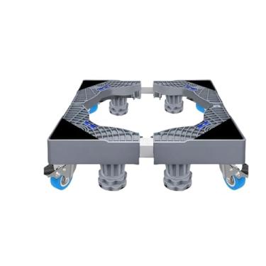 Imagem de Suporte para máquina de lavar, base elevada, base elevada, ajustável, lavadora, secadora, pedestal, mini suporte de geladeira acessórios domésticos (estilo A)