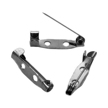 Imagem de Base Para Broches DIY Com Alfinetes De Segurança 50 Peças 15-40mm Para