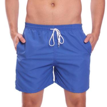 Imagem de Short Masculino Liso Básico Bermuda Tactel Água Praia Treino Academia Corrida-Masculino