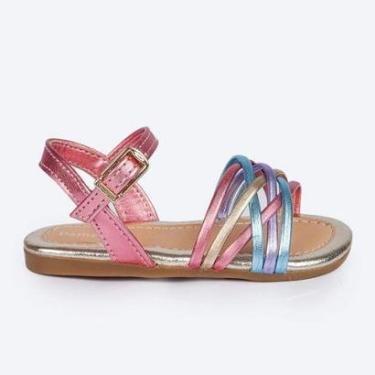 Imagem de Sandália Infantil Primeiros Passos Pampili Mili Tiras Colors-Feminino