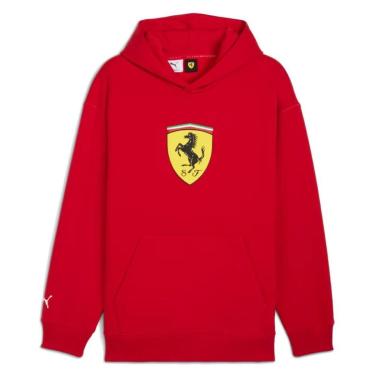 Imagem de Blusa Moletom Ferrari Sportswear Shield Hoodie Puma - Vermelha-Masculino