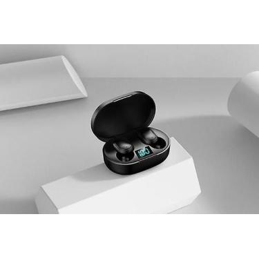 Imagem de Fone de ouvido Bluetooth 5.0 Fones de ouvido sem fio E6s Tws com displ