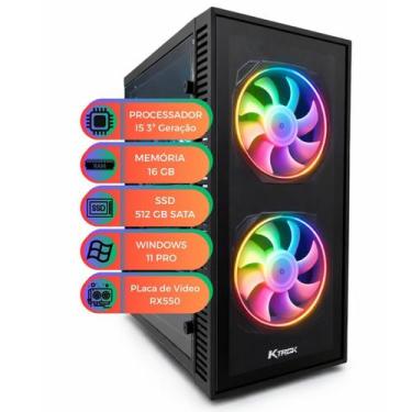 Imagem de PC Gamer i5 3ªGen Memória 16GB RAM SSD 512GB GPU RX550 TPM 2.0 Windows