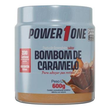 Imagem de Pasta De Amendoim Power One Bombom De Caramelo 600g Powerone Lactose