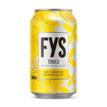 Imagem de Água Tônica Fys com Toque de Limão Siciliano 45% Menos Açúcar 350ml