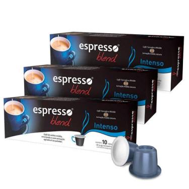 Imagem de Kit 30 Cápsulas de Café Espresso Blend Sem Glúten Compatíveis com Nesp