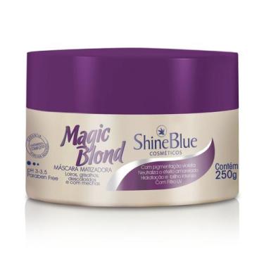 Imagem de Shampoo Matizador Loiros Grisalhos Shine Blue 300ml