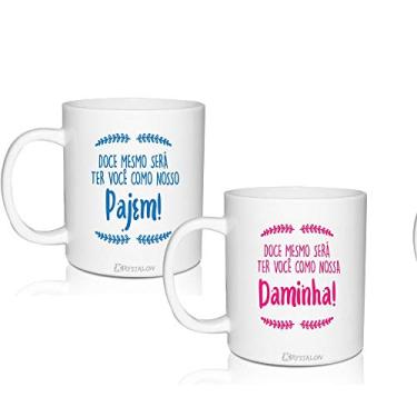 Imagem de 2 Canecas Convite Personalizadas para Pajem e Daminha