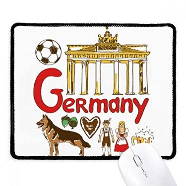 Imagem de Mousepad com símbolo nacional Germary com borda costurada