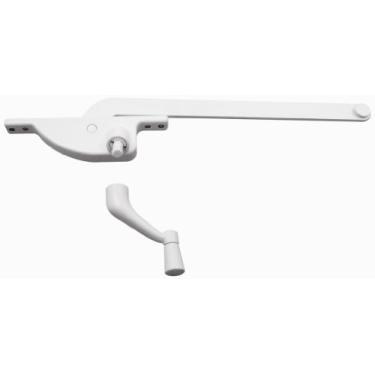 Imagem de Prime-Line H 3708 22 cm, Diecast branco, operador de batente, mão esquerda, tipo gota (pacote único)