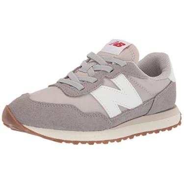 Imagem de New Balance Tênis infantil 237 V1 Bungee, Marblehead/Moonbeam, 9 Toddler