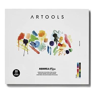 Imagem de Aquarela Bisnaga Misci 6 ml 24 cores Artools, 610627, Multicor