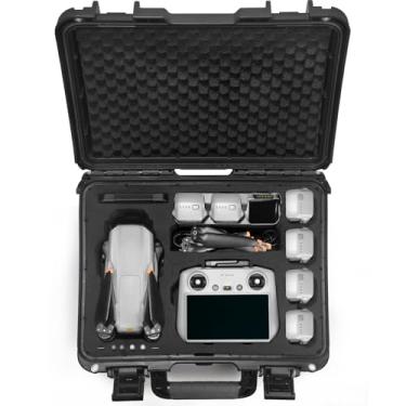 Imagem de Lekufee Estojo impermeável para DJI Air 3S, drone Air 3, Fly More Combo, Controle Remoto DJI RC Pro 2/RC 2/RC N3/N2 e Acessórios (Apenas Estojo)