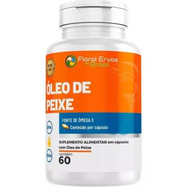 Imagem de Suplemento Óleo De Peixe Omega 3 Epa E Dha 500mg - 60caps - Floral Erv