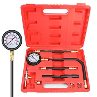 Imagem de BETOOLL Kit de teste de pressão de combustível – medidor de pressão de combustível – 0-100PSI kit de medidor de pressão da bomba de injeção de combustível para carro, motocicleta, caminhão, RV, SUV, ATV