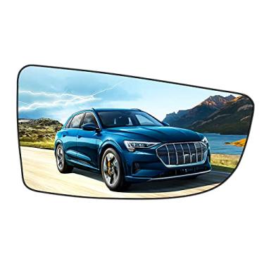 Imagem de Substituição de vidro inferior do espelho do lado do passageiro direito compatível com Ford Transit T150, T250, T350 2015 2016 2017 Espelho retrovisor aquecido com placa de suporte substitui