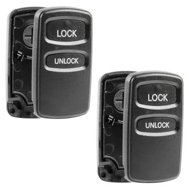 Imagem de Capa e almofada para controle remoto de entrada sem chave da Key Fob serve para Mitsubishi 2002-2006 Eclipse / 2002-2007 Lancer / 2000-2004 Montero Sport / 2003-2006 Outlander, conjunto de 2