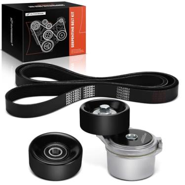 Imagem de A-Premium Kit de transmissão de correia serpentina do motor compatível com Dodge Cars - Ram 2500, Ram 3500, 1994 1995 1996, 8.0L