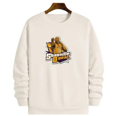 Imagem de Blusa Moletom Gola Basquete Shaquille Oneal LAL Basketball