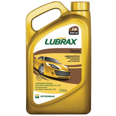 Imagem de Óleo Lubrificante Semissintético 10W40 Lubrax Tecno 3 Litros