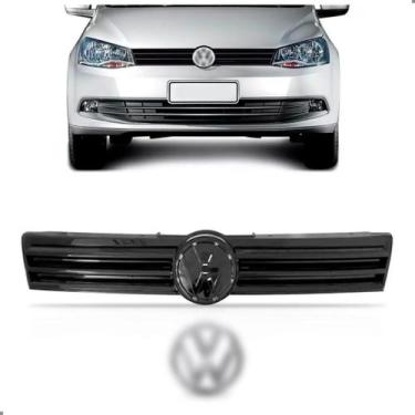 Imagem de Grade Com Emblema Gol Voyage G6 2013 a 2016 Friso Cromado - SP ACESSÓR