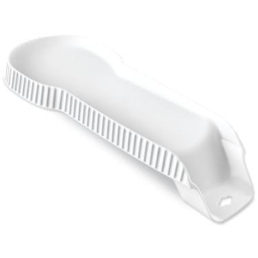 Imagem de Apoio para Colher Suporte Descanço Talher em Plástico Bancada Pia Cozinha (Branco)