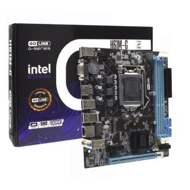 Imagem de Placa Mae Goline H61m G Intel LGA 1155 Ssd M.2 NVME DDR3, Preto