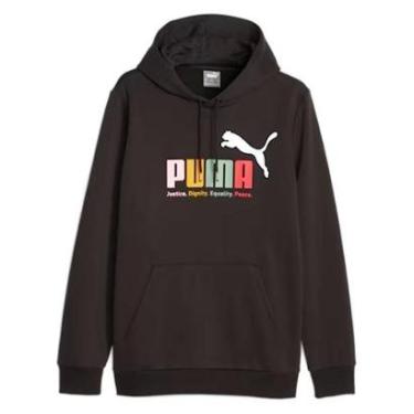 Imagem de Blusao Puma Ess+ Multicolor Hoodie Fl Masculino Preto-Masculino