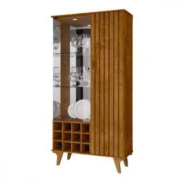 Imagem de Cristaleira De 2 Portas Elba Naturalle Bechara Naturalle