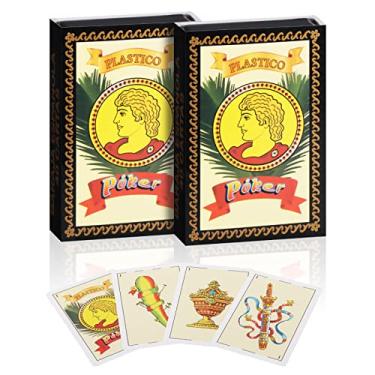 Imagem de 2 Decks Spanish Playing Cards Cartas Españolas, Baraja Española, Briscas Cards Puerto Rico, Mexican Playing Cards, Plastico Spanish Cards, Barajas Espanolas Plasticas(with Playing Card Boxes)