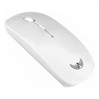 Imagem de Mouse Sem Fio Wireless Bluetooth Óptico Computador Notebook Branco
