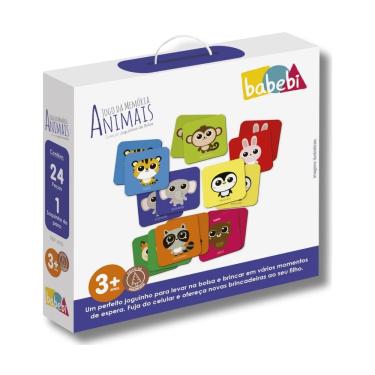 Imagem de Jogo Da Memória Animais Edição Jogos De Bolsa