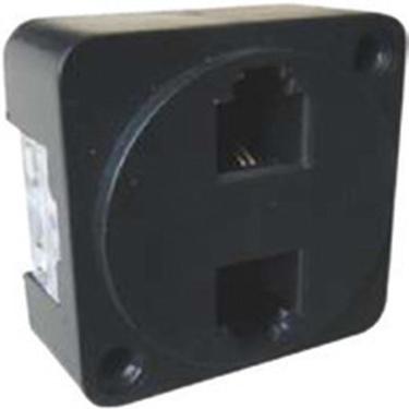 Imagem de Plug Telefone Tomada Modular Idc Extensao Preto