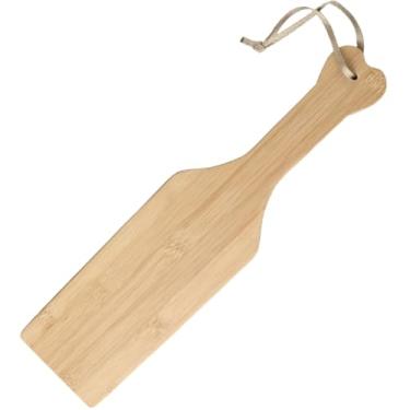 Imagem de GORGECRAFT Remo de madeira de bambu inacabado 16,5 x 4,1 polegadas grande leve suave fraternidade grega fraternidade raquete natural DIY artesanato em branco madeira sólida durável para acampamento