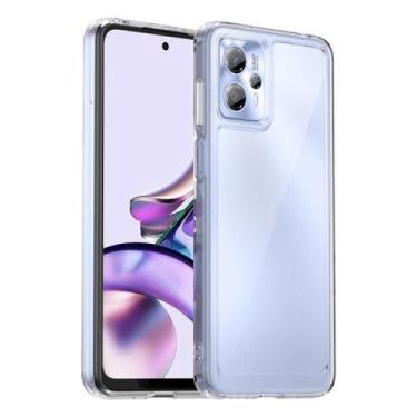 Imagem de Capa anti impacto transparente motorola moto g13 - Hrebos
