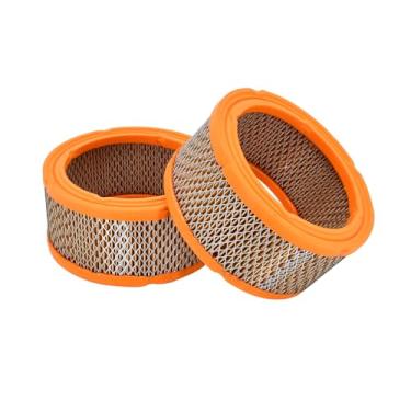 Imagem de Meckparts 0C8127 2 peças de filtro de ar compatíveis com Generac a maioria dos motores V-Twin 760 cc e 990 cc para modo de espera refrigerado a ar de 12-18 kW compatível com Generac todas as unidades