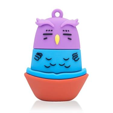 Imagem de leizhan Pen Drive USB 32 GB USB-Pen-Drive Design Bonito Cartão de Memória Presente Adequado para Crianças Estudantes - Coruja