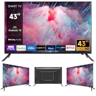 Imagem de Smart Tv 43" HD | Android 14 | 2 HDMI + À Prova de Umidade | Wi-fi 100/240v