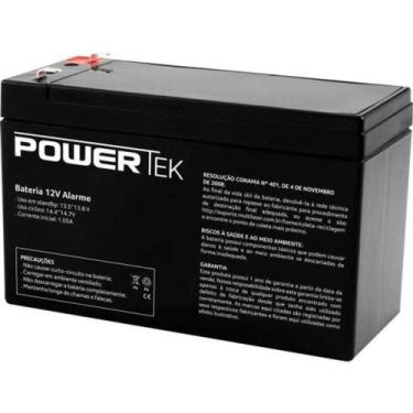 Imagem de Bateria Selada 12v 4ah Alarme En011a Powertek - Qualidade Impecável! -