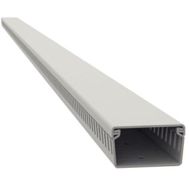 Imagem de Canaleta Painel Aberta 50x30x2000mm Tramontina Cinza