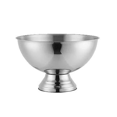 Imagem de Baldes de gelo de aço inoxidável de 13,5 L, baldes grandes para festas, banheira de bebidas/champanhe de gelo para negócios e festas de família (prata)